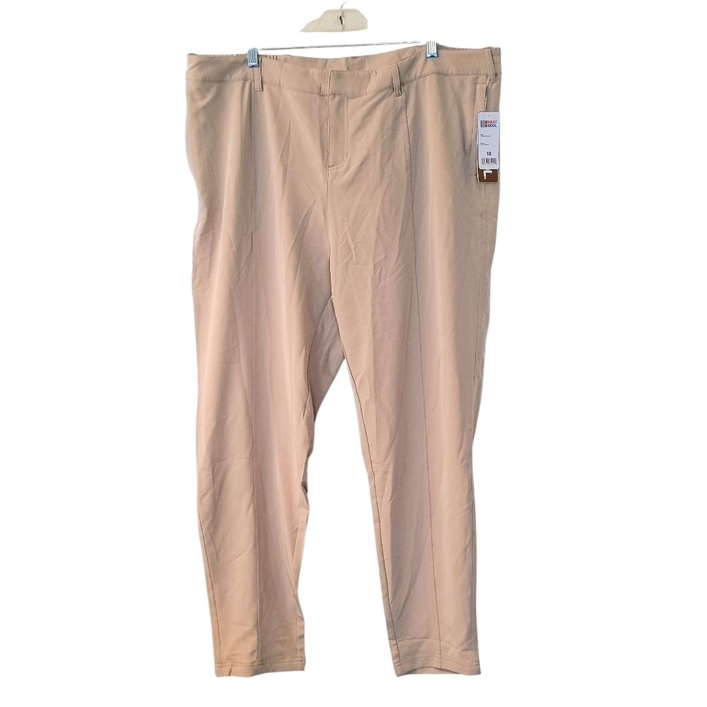 NEW 32 Degrees Cool Beige Tan Casual Work Pants Size 18